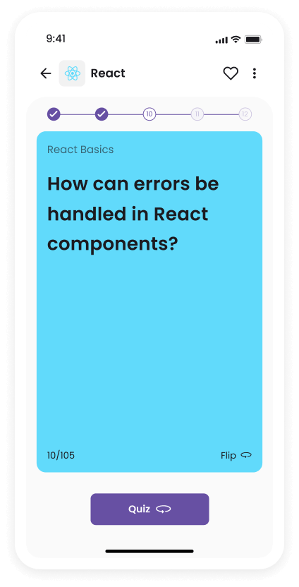 React